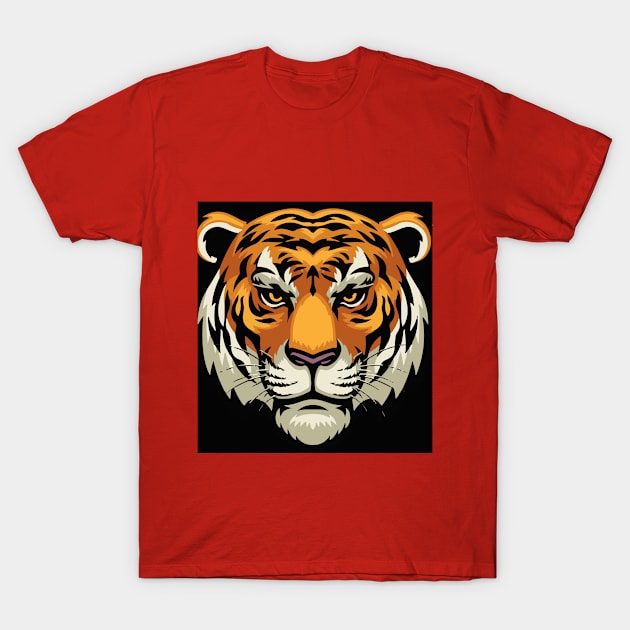 TIGER DESIGN T-Shirt by Naspun store